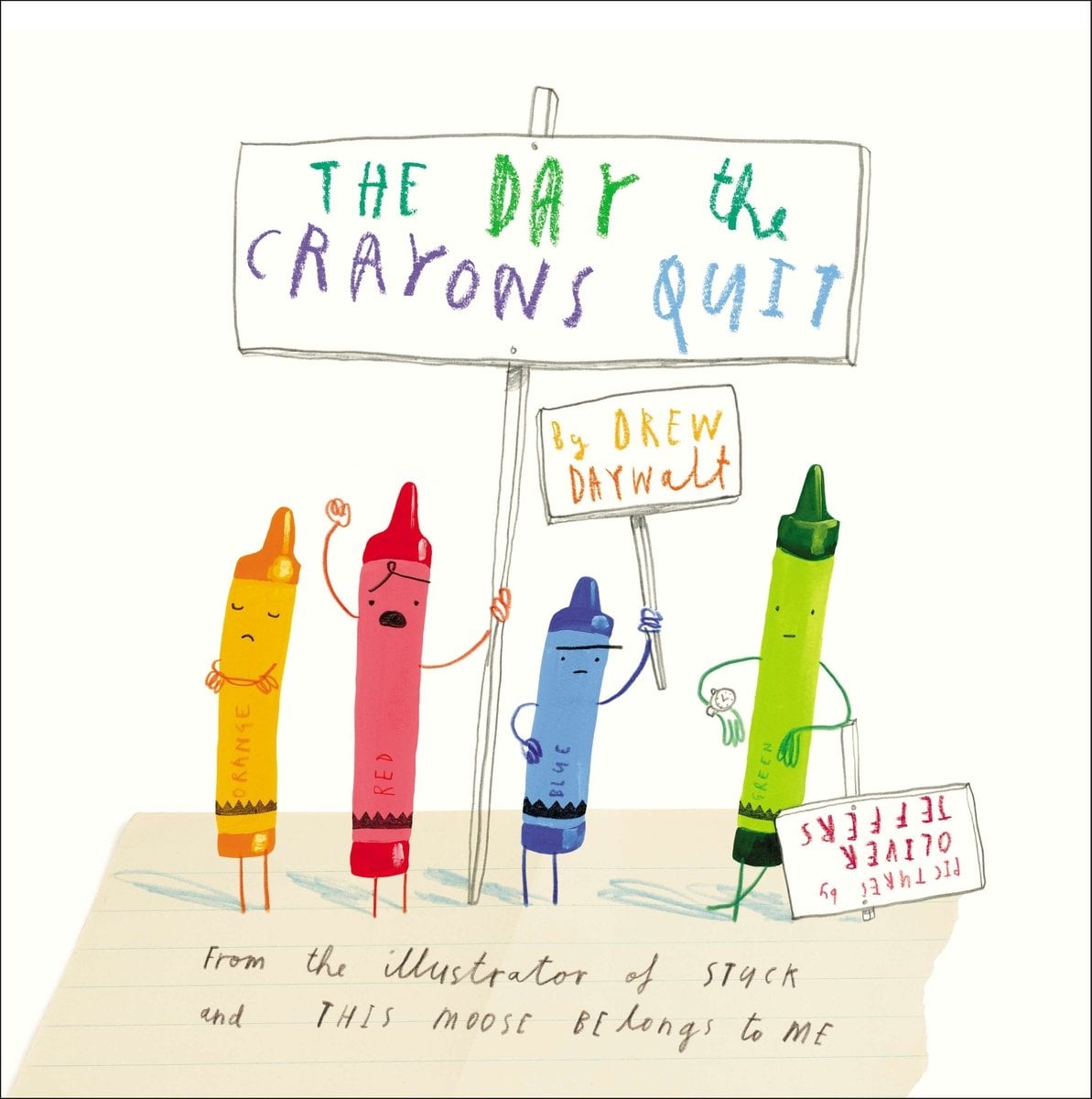 The Day the Crayons Quit — book cover